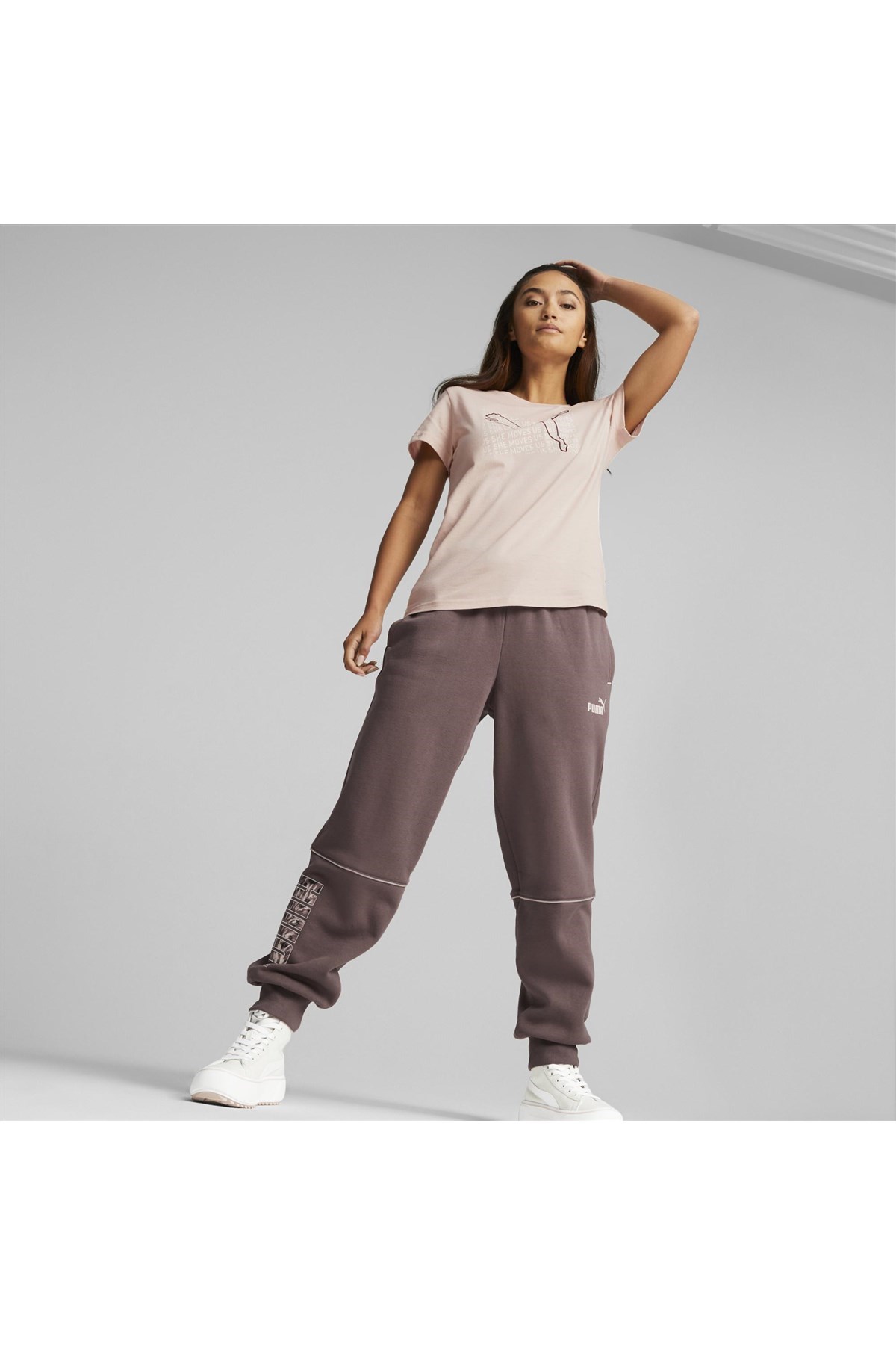 Puma power Safari Kadın Eşofman Altı 67175575 Bordo