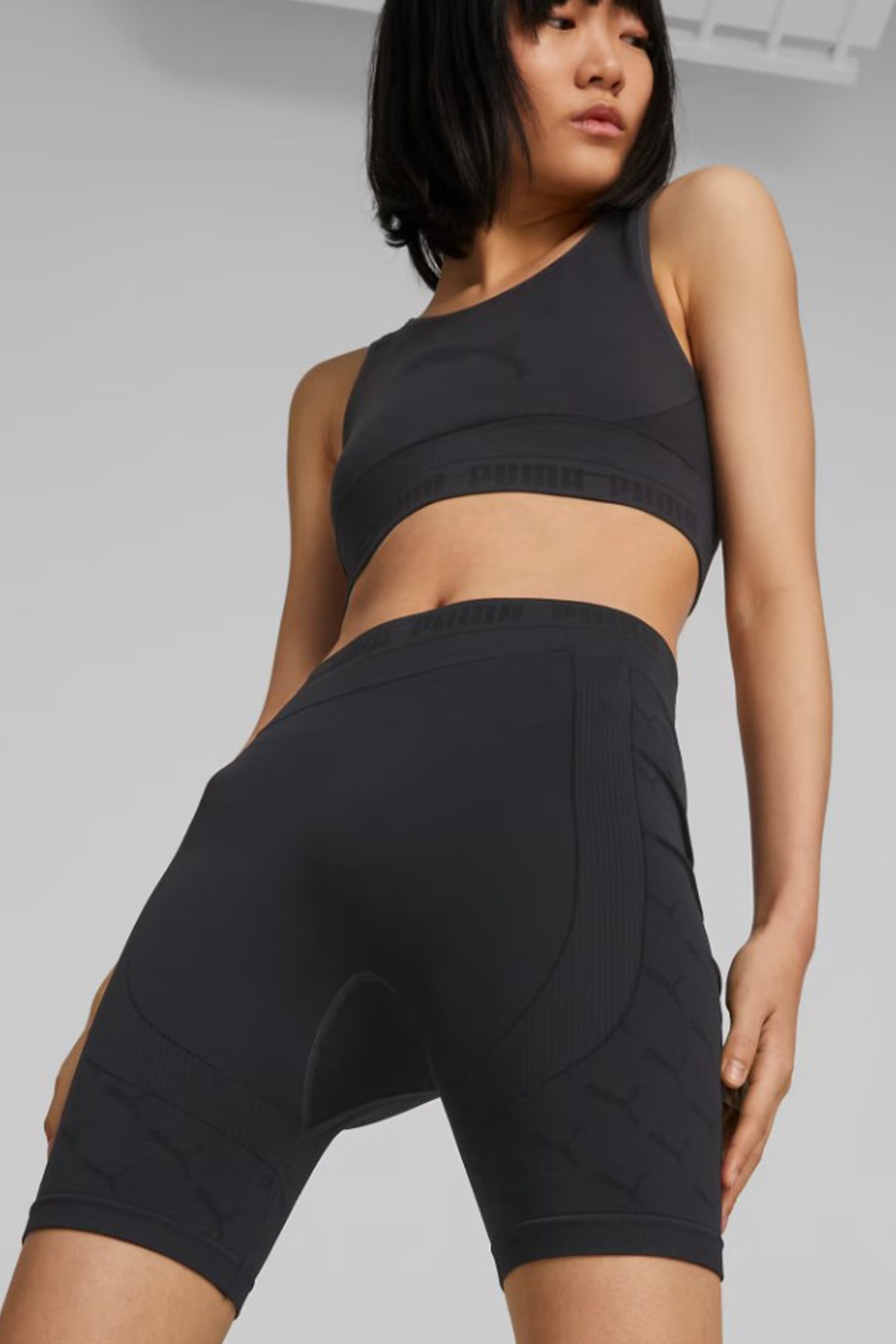 Puma Evoknit 7 Kadın Kısa Tayt 67309301 Siyah