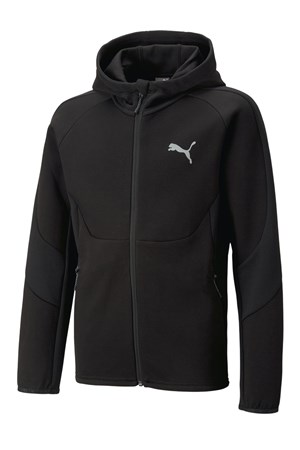 Puma Evostripe Full-Zip Çocuk Sweatshirt 67318801 Siyah