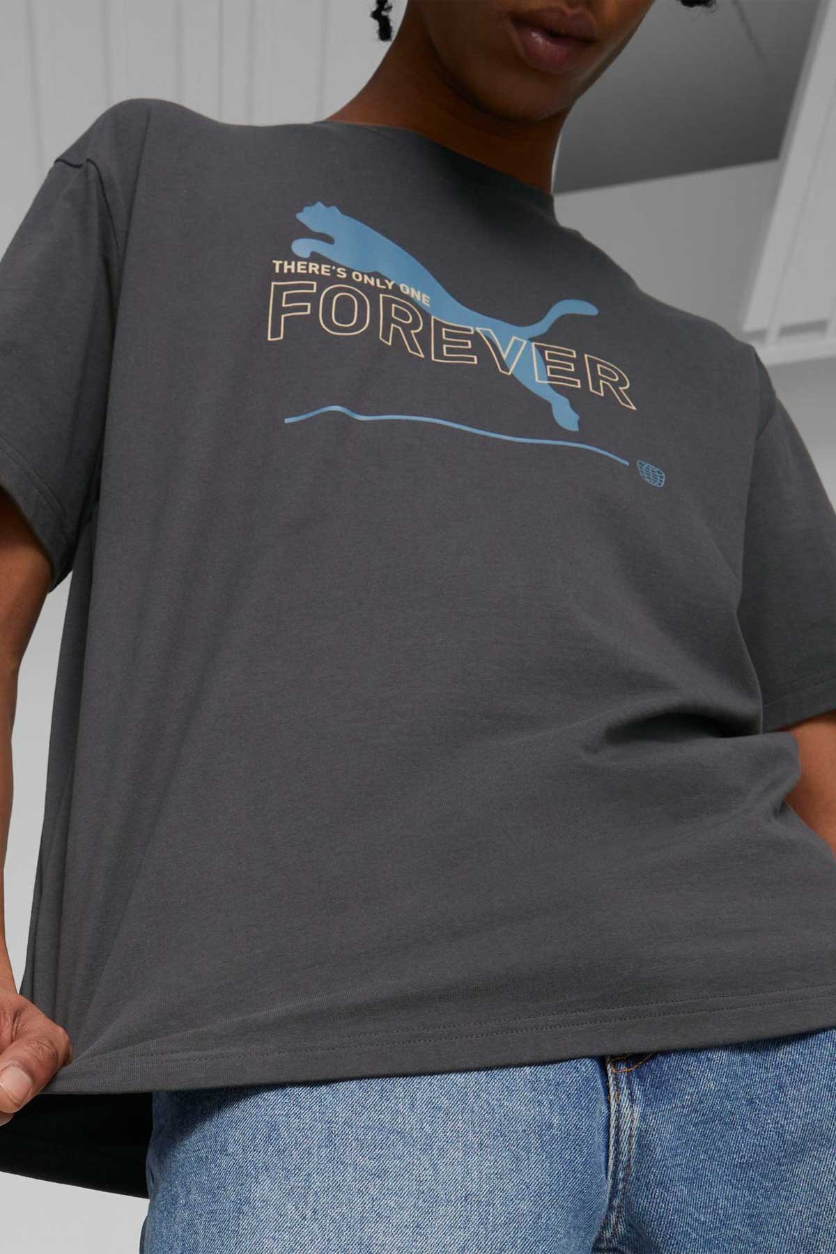 Puma ESS Better Relaxed Erkek Tişört 67329775 Gri