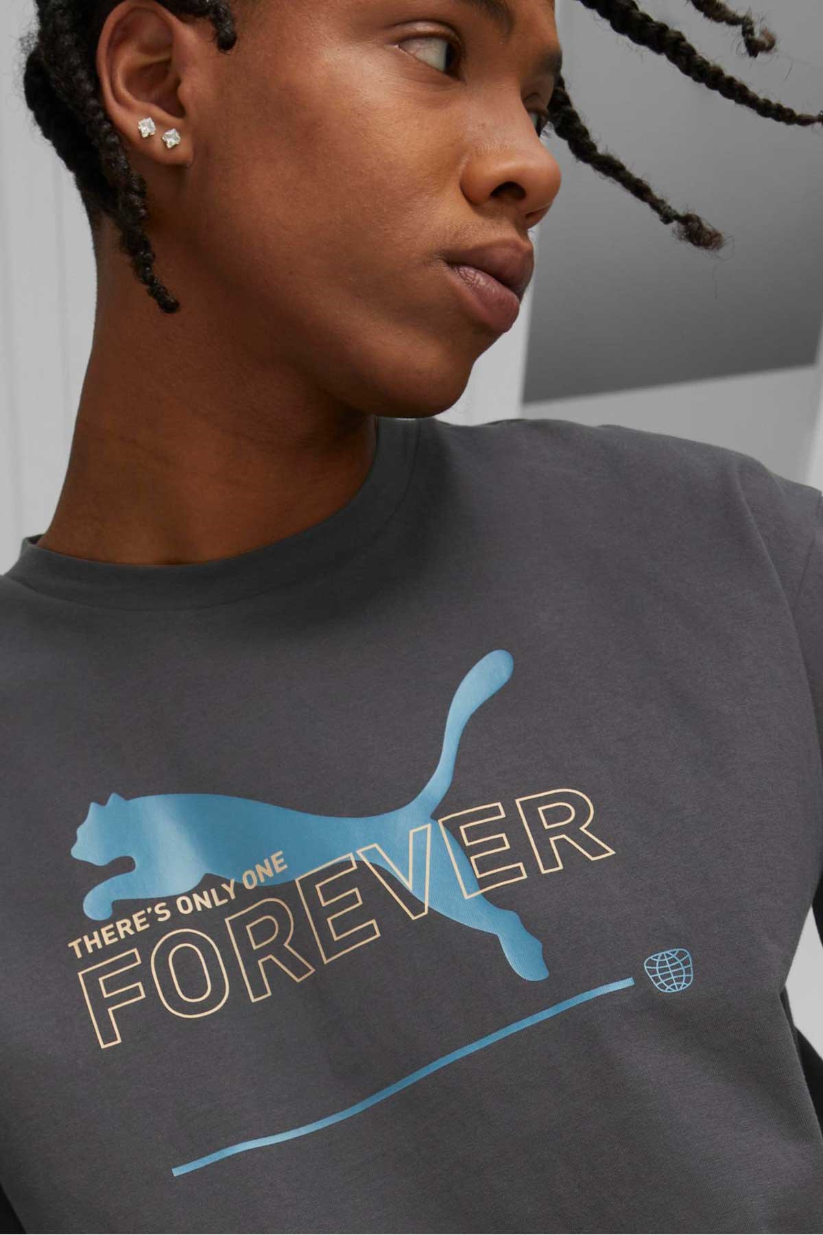 Puma ESS Better Relaxed Erkek Tişört 67329775 Gri