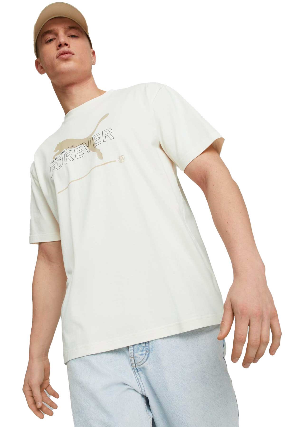 Puma ESS Better Relaxed Erkek Tişört 67329799 Beyaz
