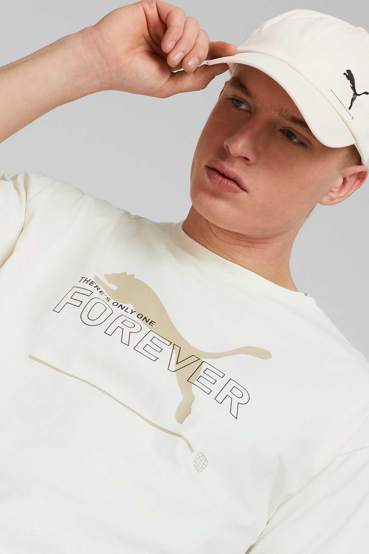 Puma ESS Better Relaxed Erkek Tişört 67329799 Beyaz