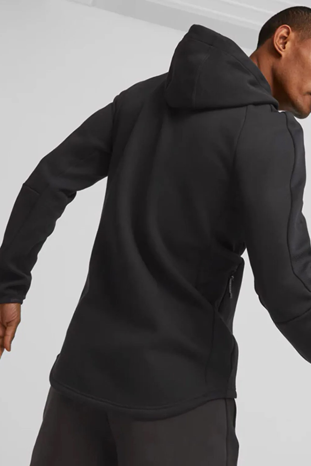 Puma Evostrıpe Hoodie Dk Erkek Kapüşonlu Sweat 67331201 Siyah