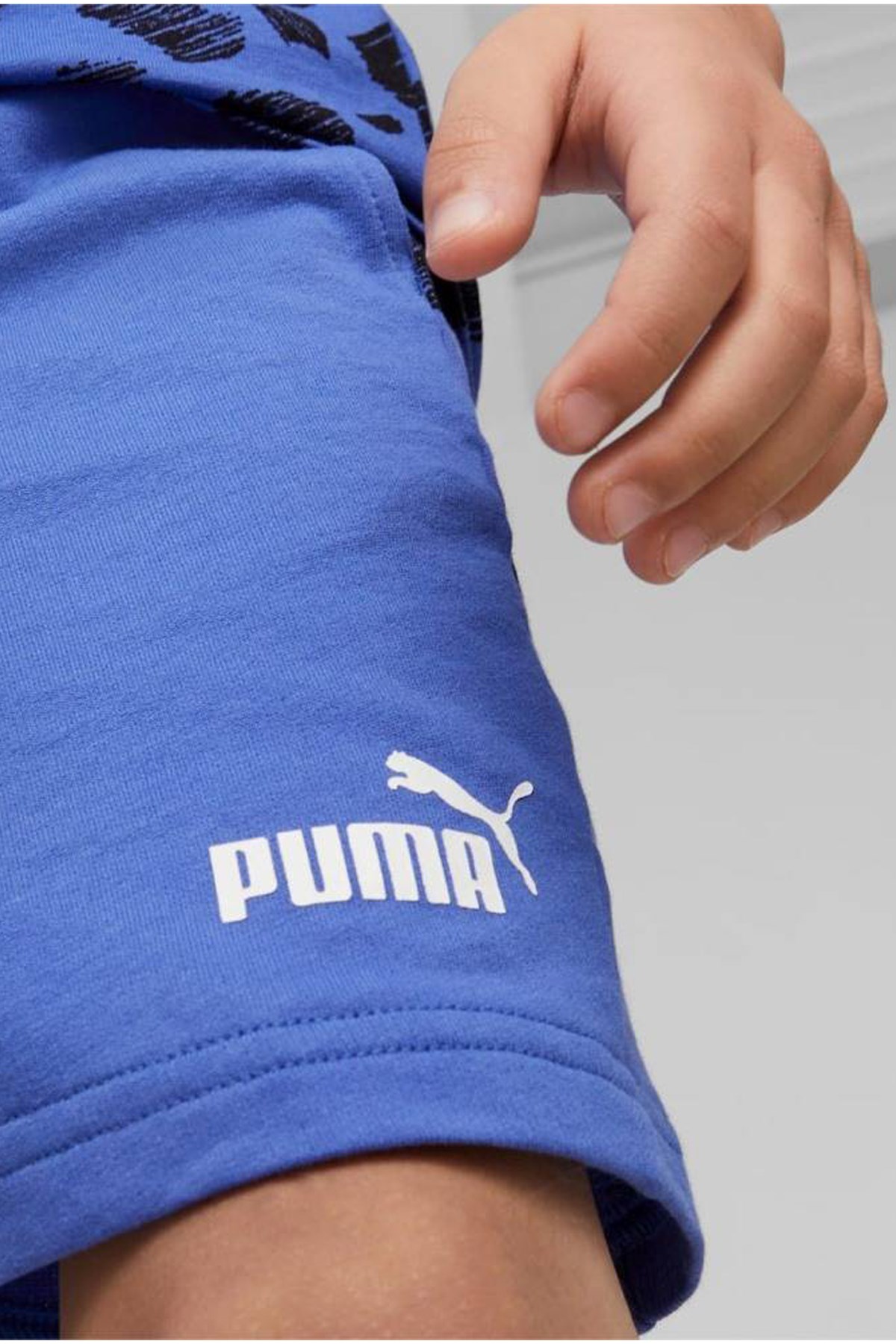 Puma Ess+ Mates Çocuk Şort 67334892 Mavi