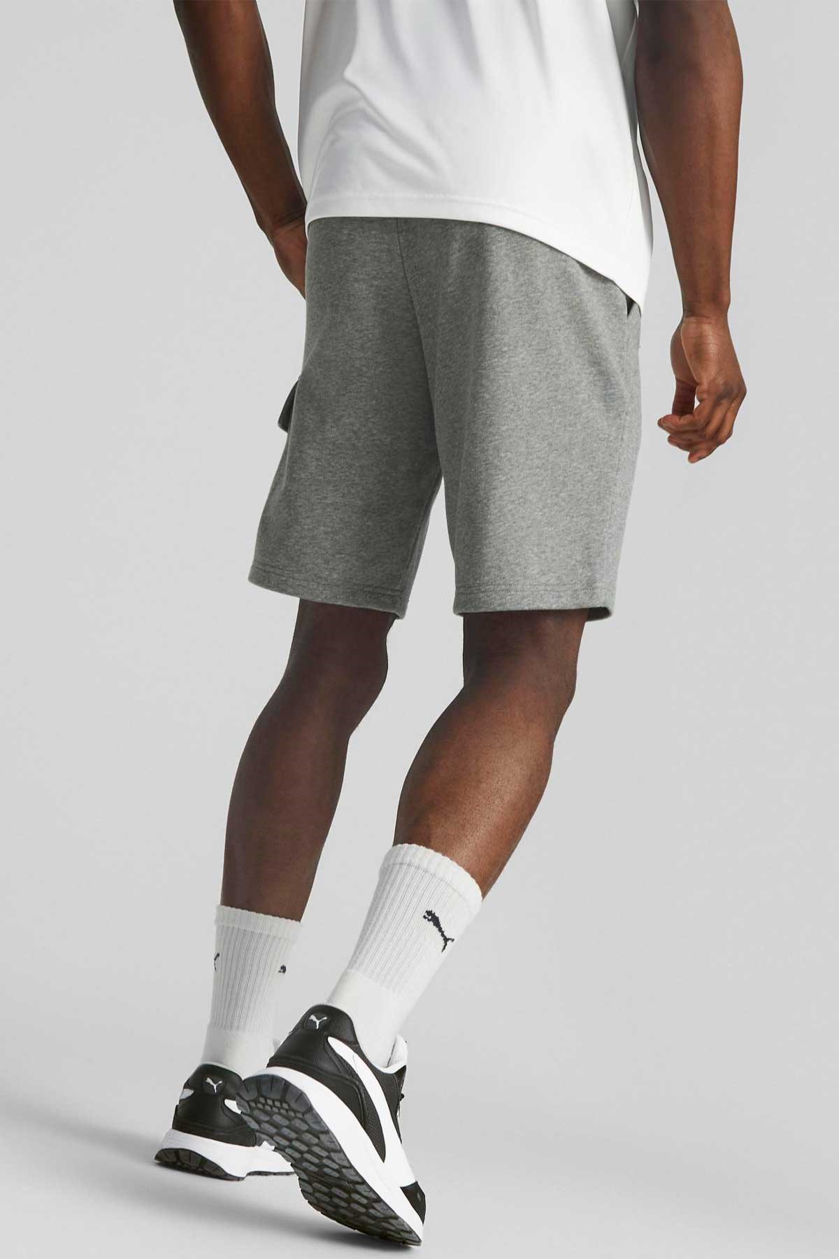 Puma ESS Cargo Erkek Spor Şort 67336603 Gri