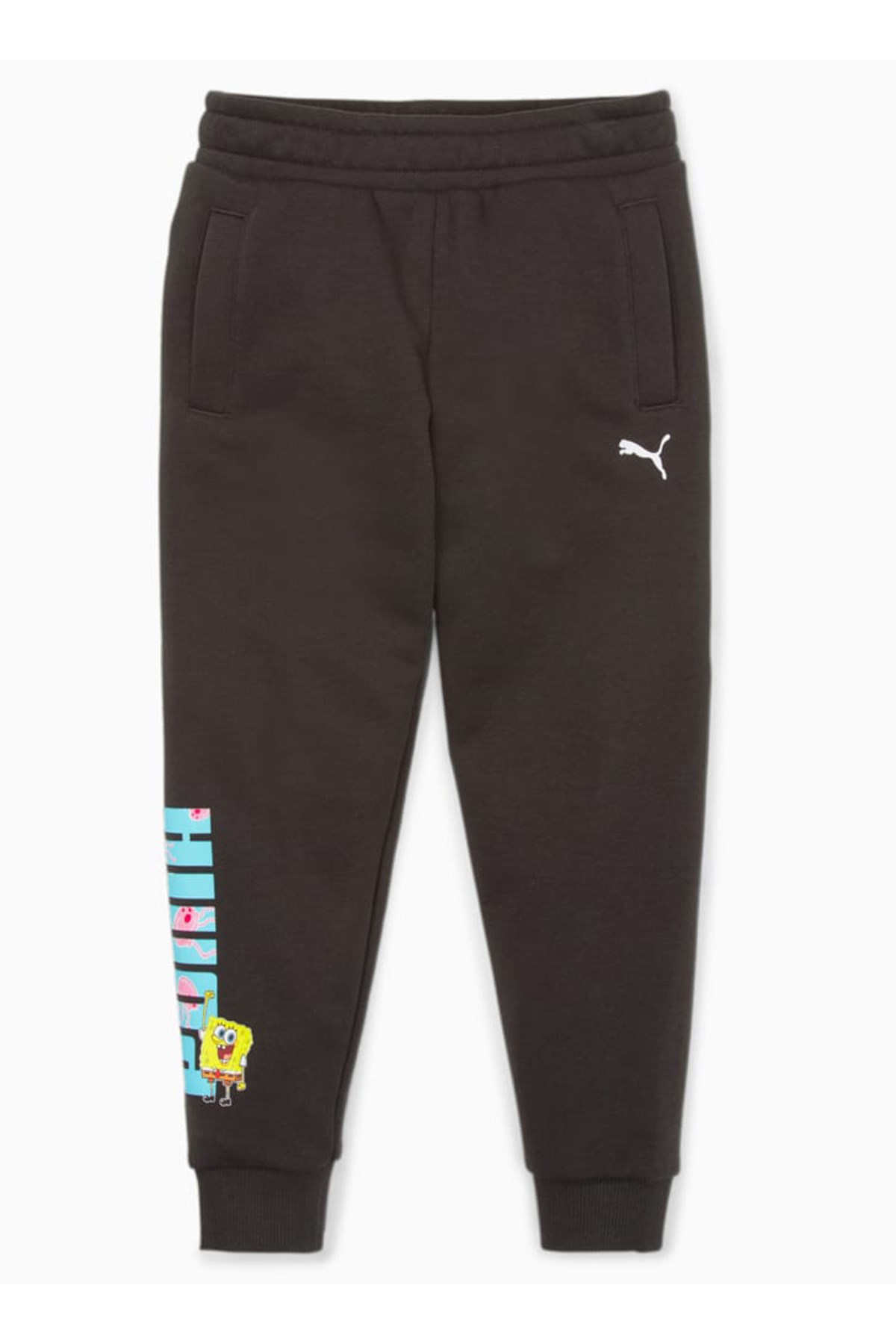 Puma X Spongebob Çocuk Eşofman Altı 67367601 Siyah