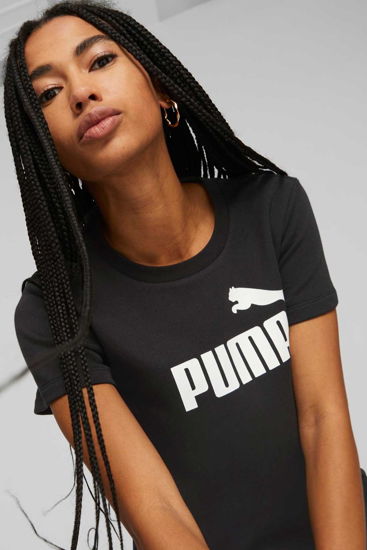Puma ESS Logo Kadın Elbise 67372101 Siyah