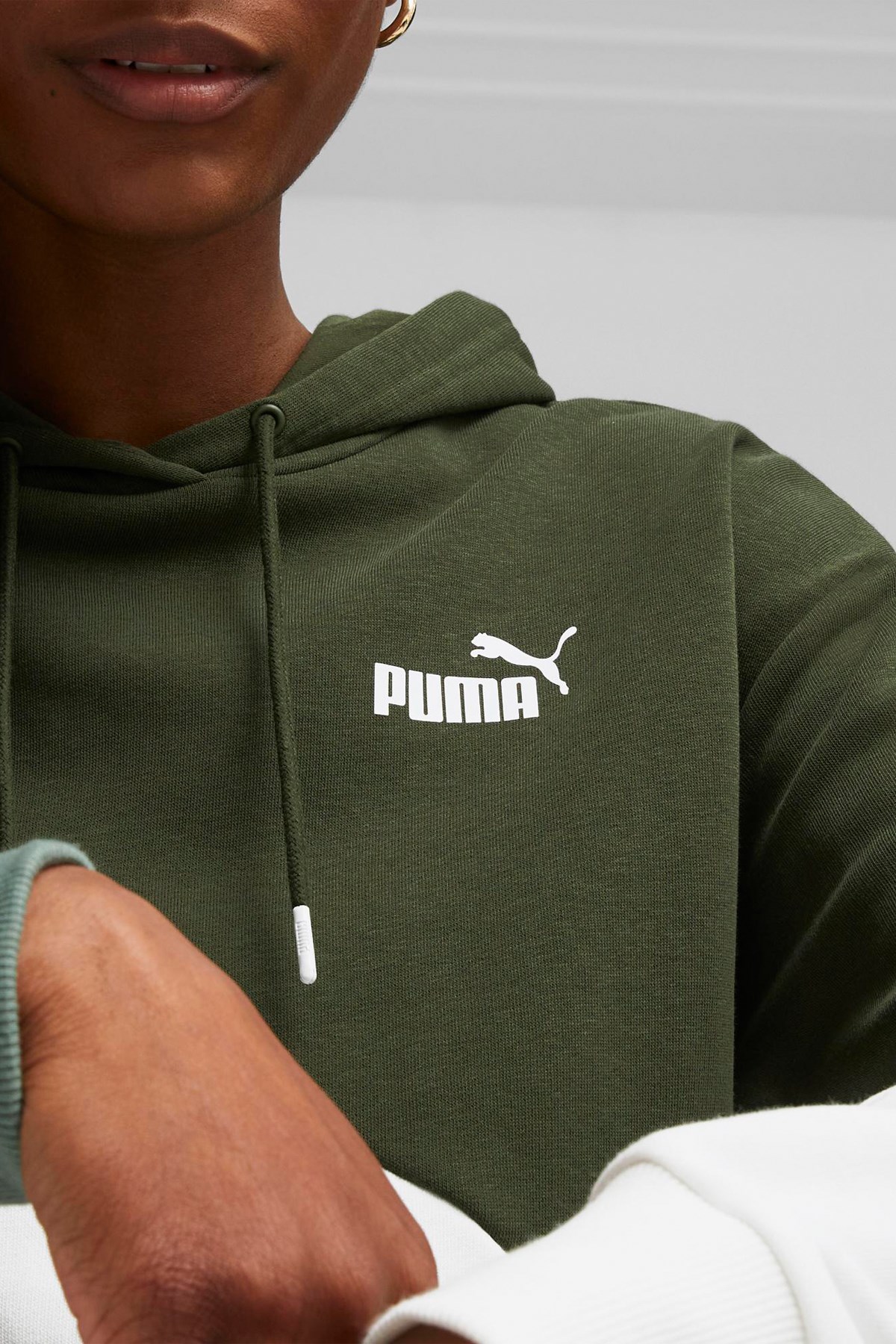Puma Power Cat Kadın Sweatshirt 67397744 Yeşil
