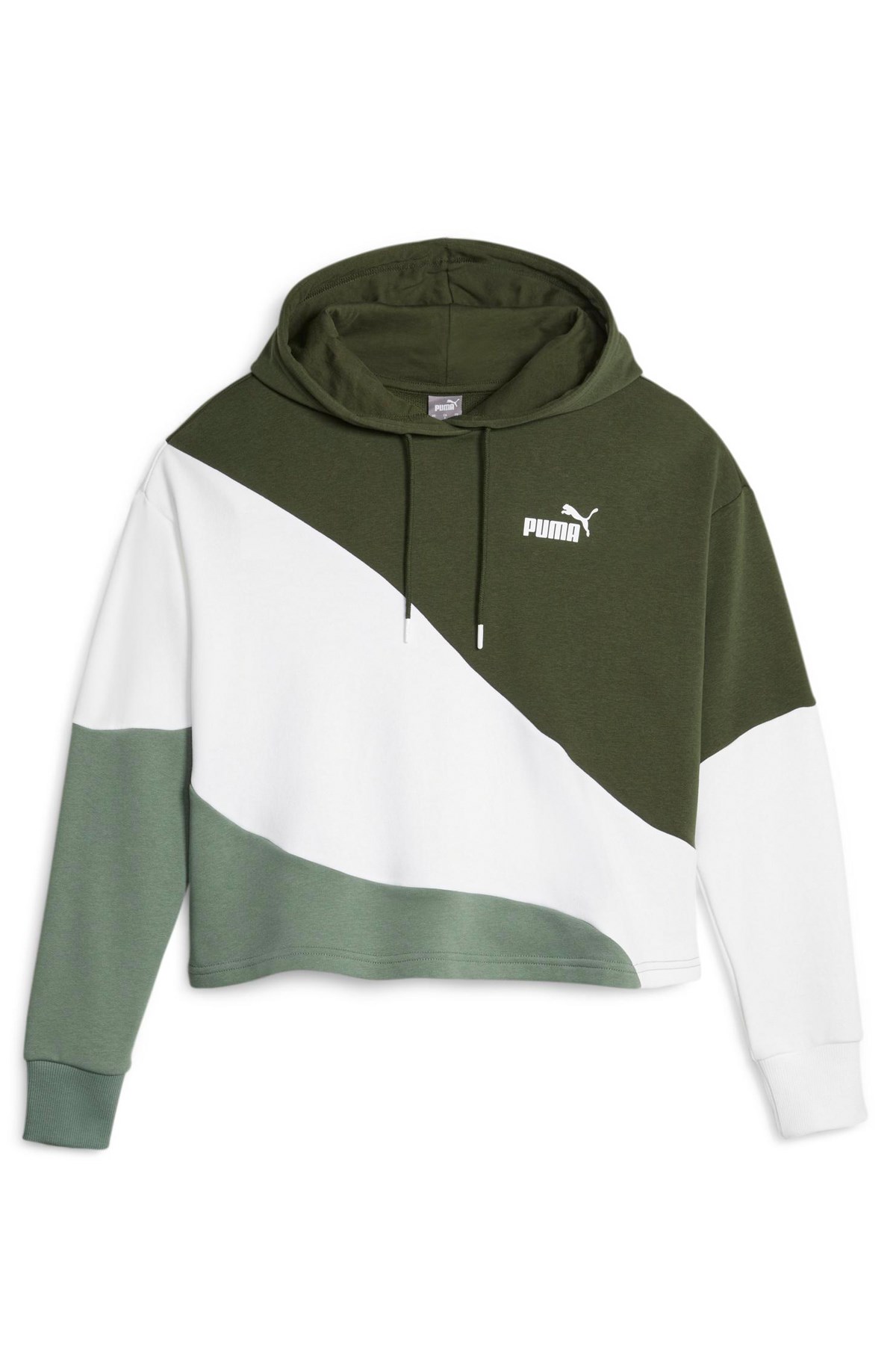 Puma Power Cat Kadın Sweatshirt 67397744 Yeşil