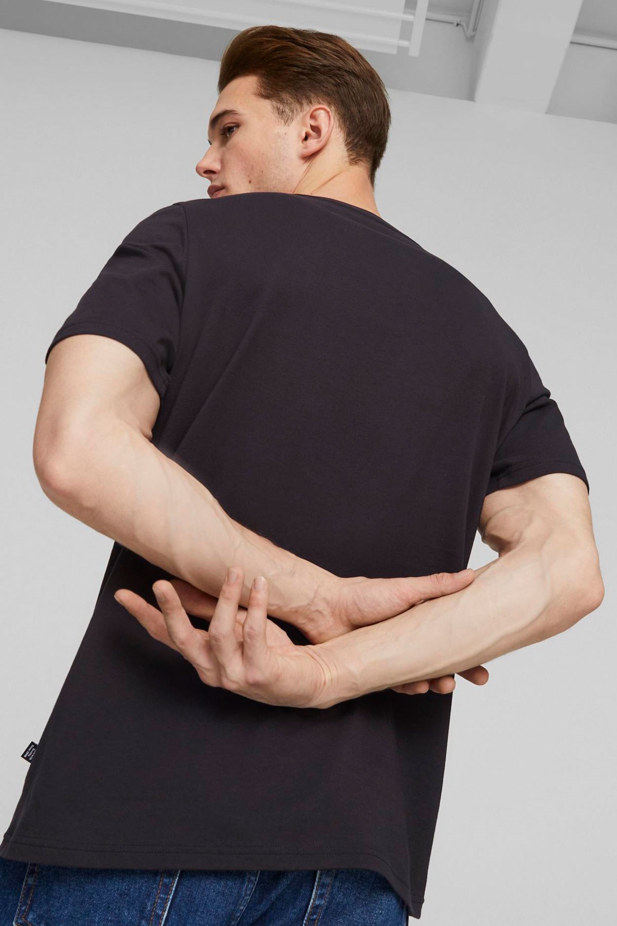 Puma Graphics Icon Erkek Tişört 67447601 Siyah