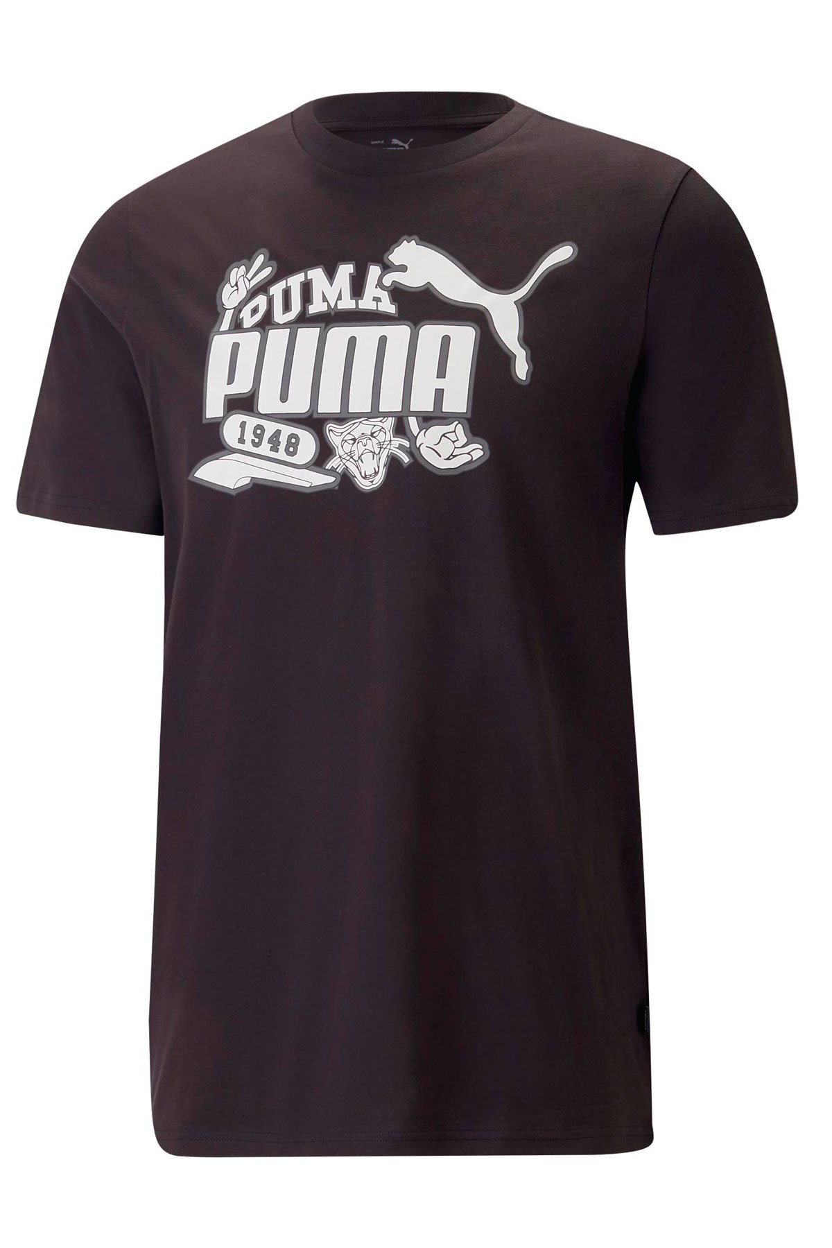 Puma Graphics Icon Erkek Tişört 67447601 Siyah