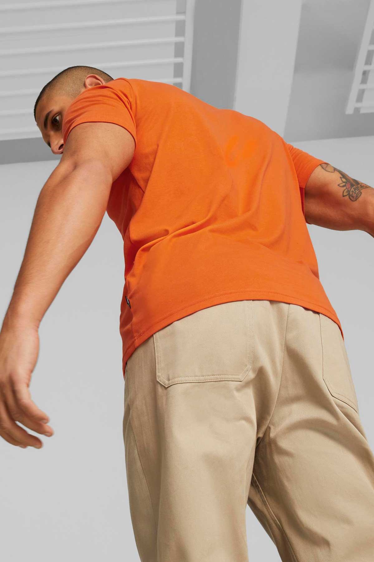 Puma Graphics Icon Erkek Tişört 67447623 Turuncu