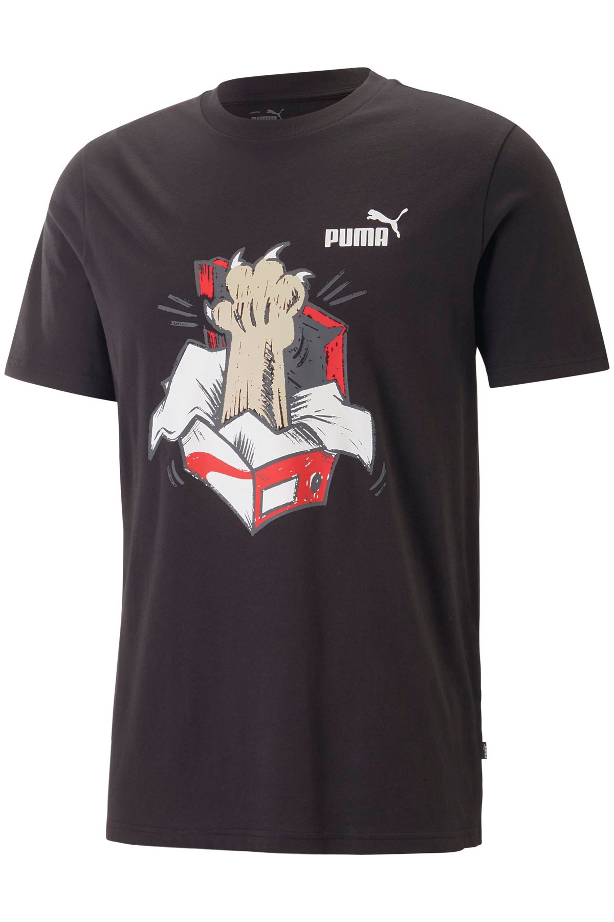 Puma Graphics Sneaker Erkek Tişört 67447801 Siyah