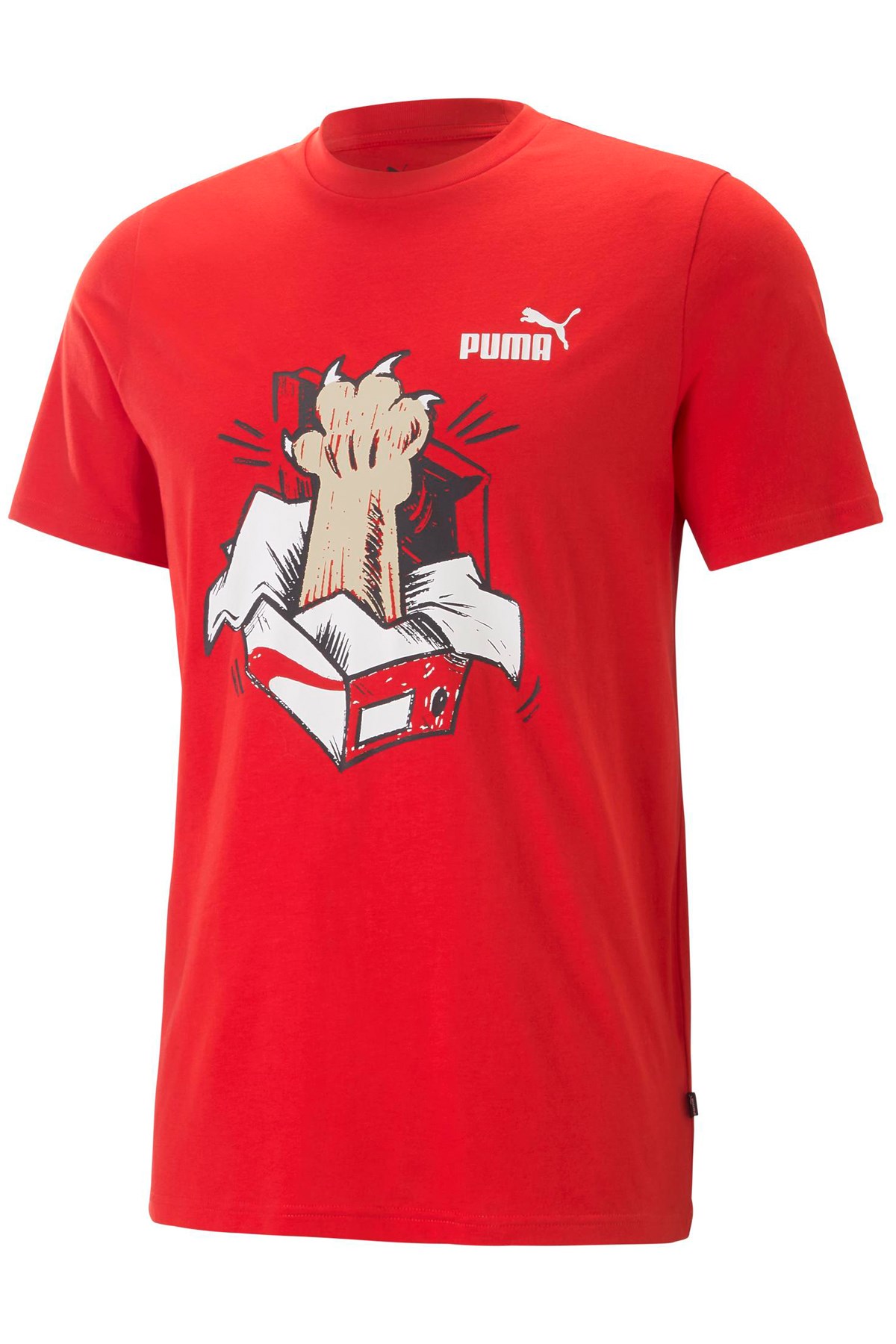 Puma Graphics Sneaker Erkek Tişört 67447811 Kırmızı