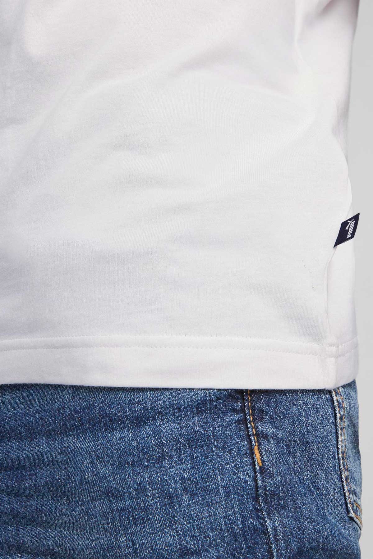 Puma Graphics Wave Erkek Tişört 67448302 Beyaz