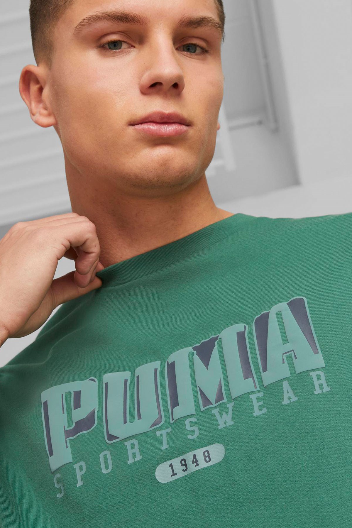 Puma Graphics Retro Erkek Tişört 67448637 Yeşil
