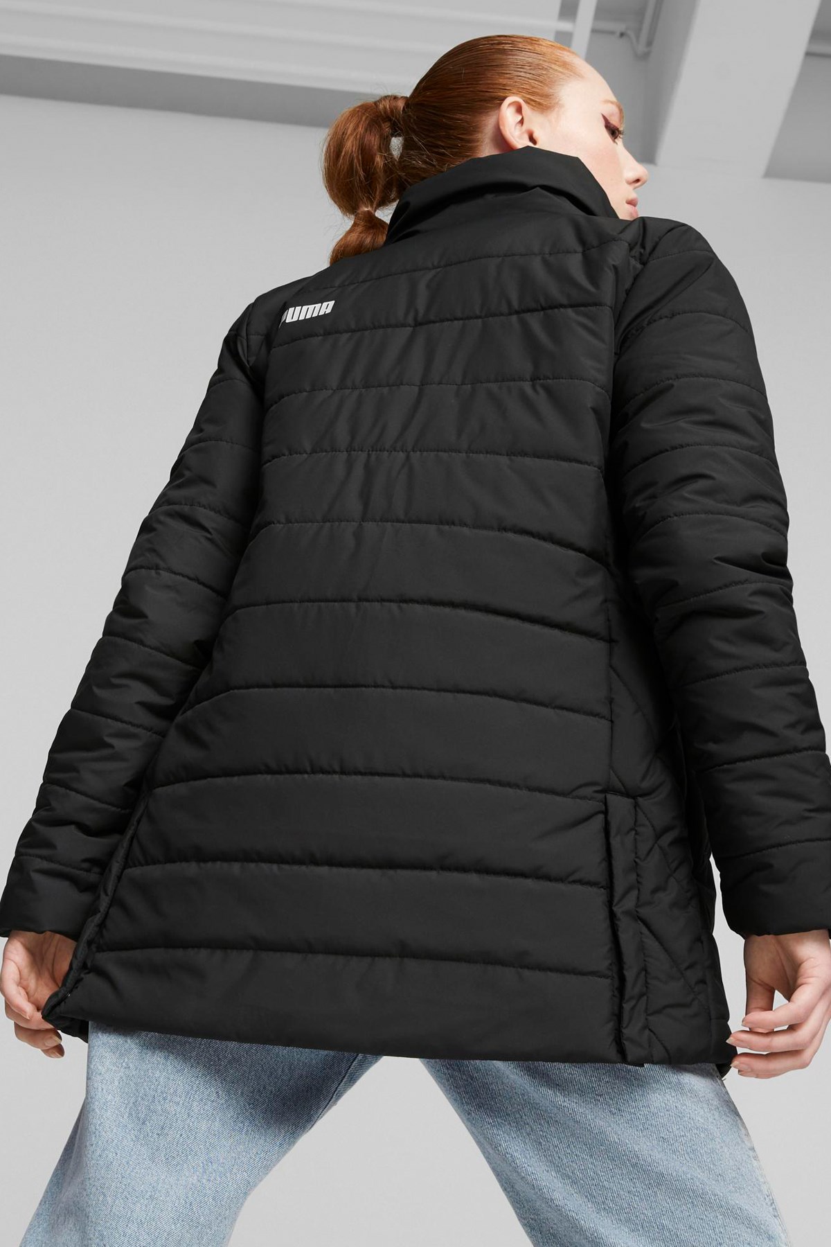 Puma Ess+ Padded Kadın Mont 67536401 Siyah