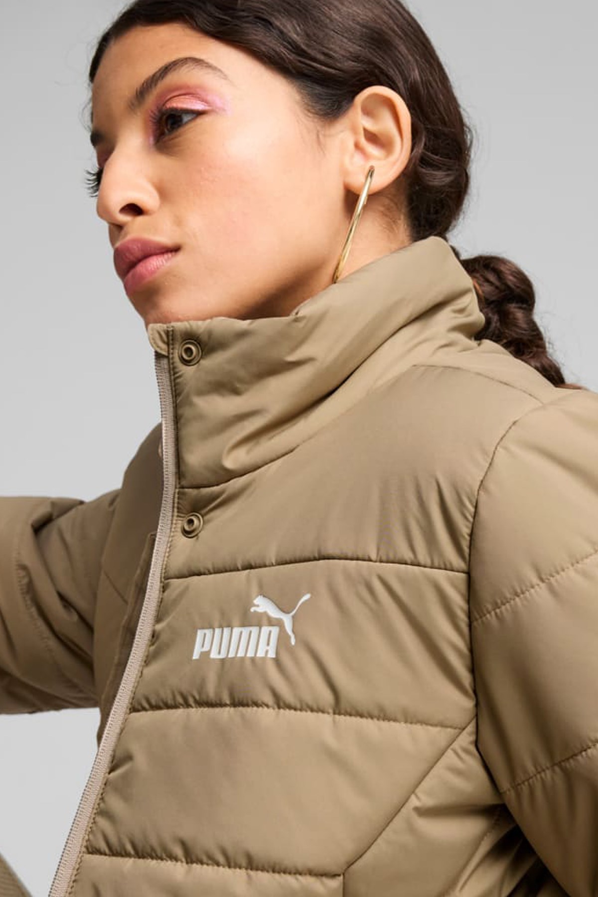 Puma Ess Padded Kadın Mont 67536467 Bej