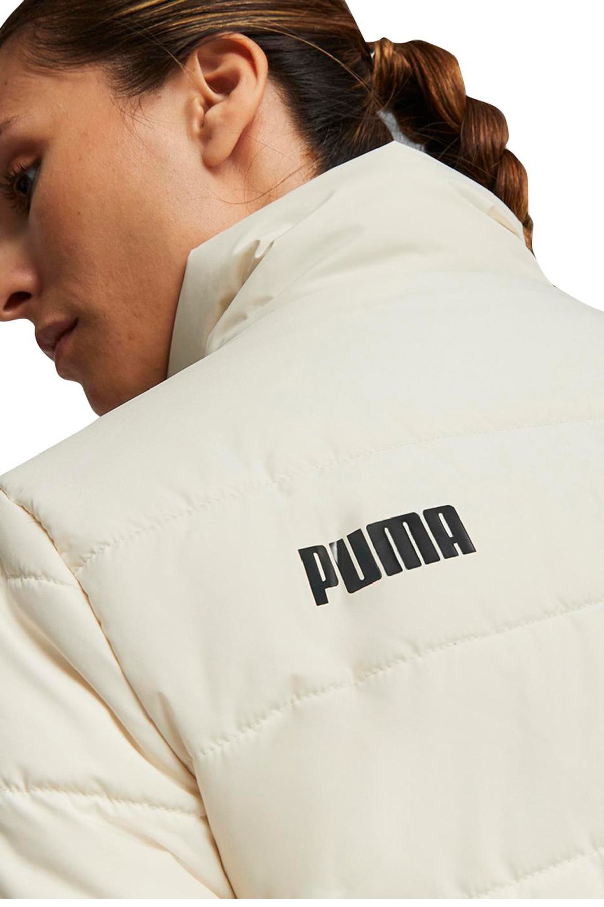 Puma Ess+ Padded Kadın Mont 67536487 Beyaz