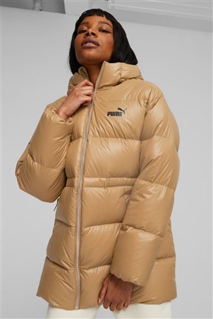 Puma Style Down Kadın Mont 67536885 Kahverengi