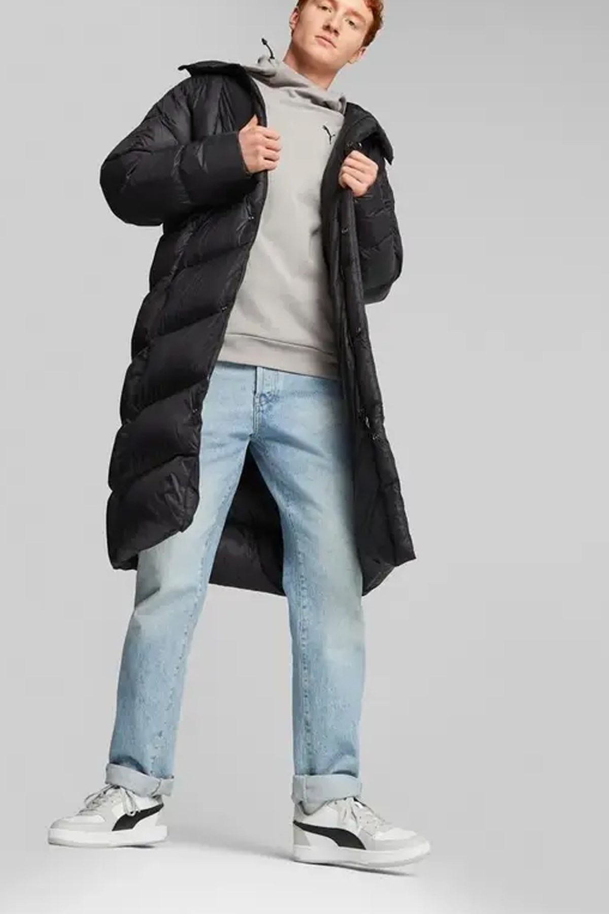 Puma Lightweight Kaz Tüyü Erkek Kaban 67537701 Siyah