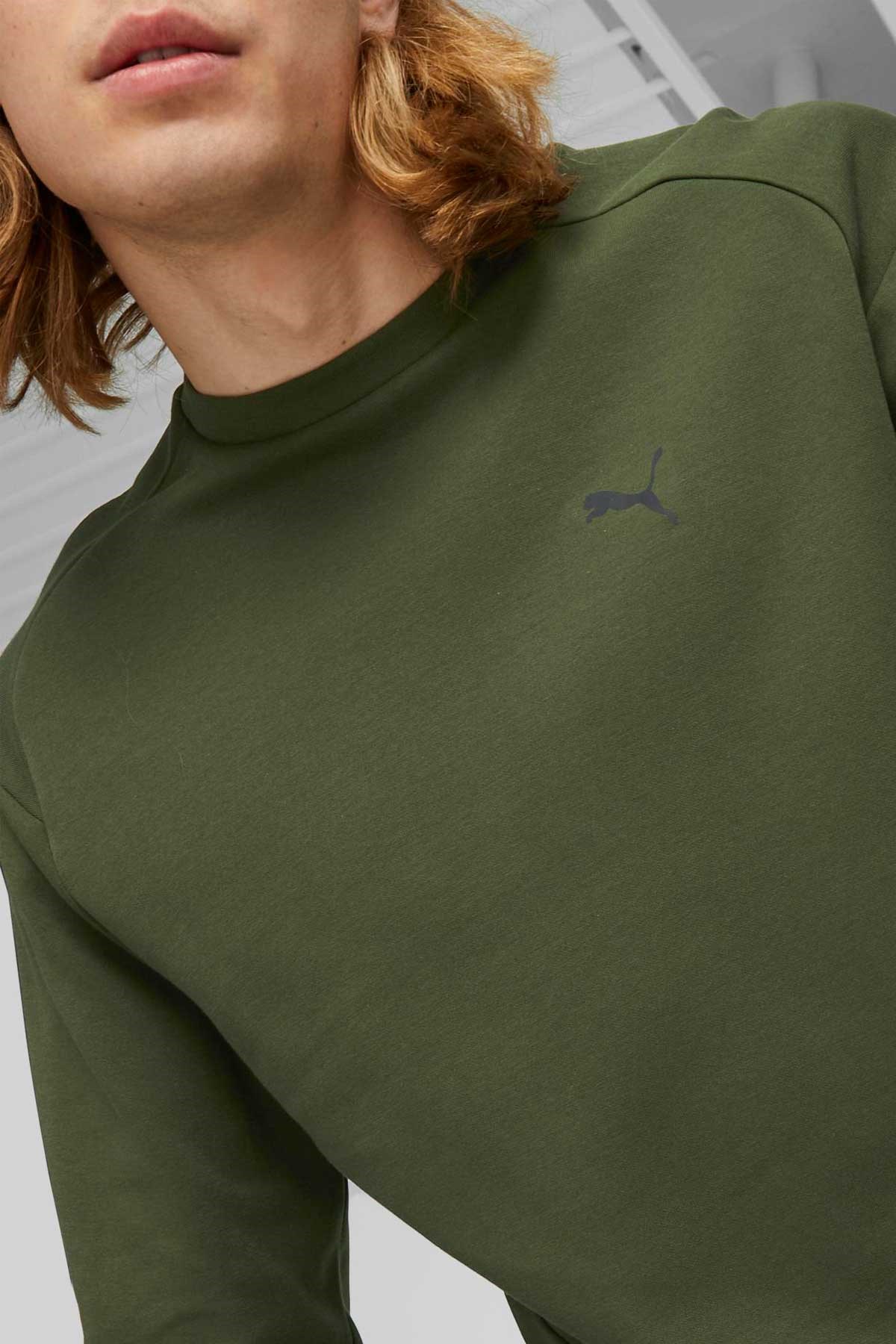 Puma Rad/Cal Erkek Sweatshirt 67588831 Yeşil