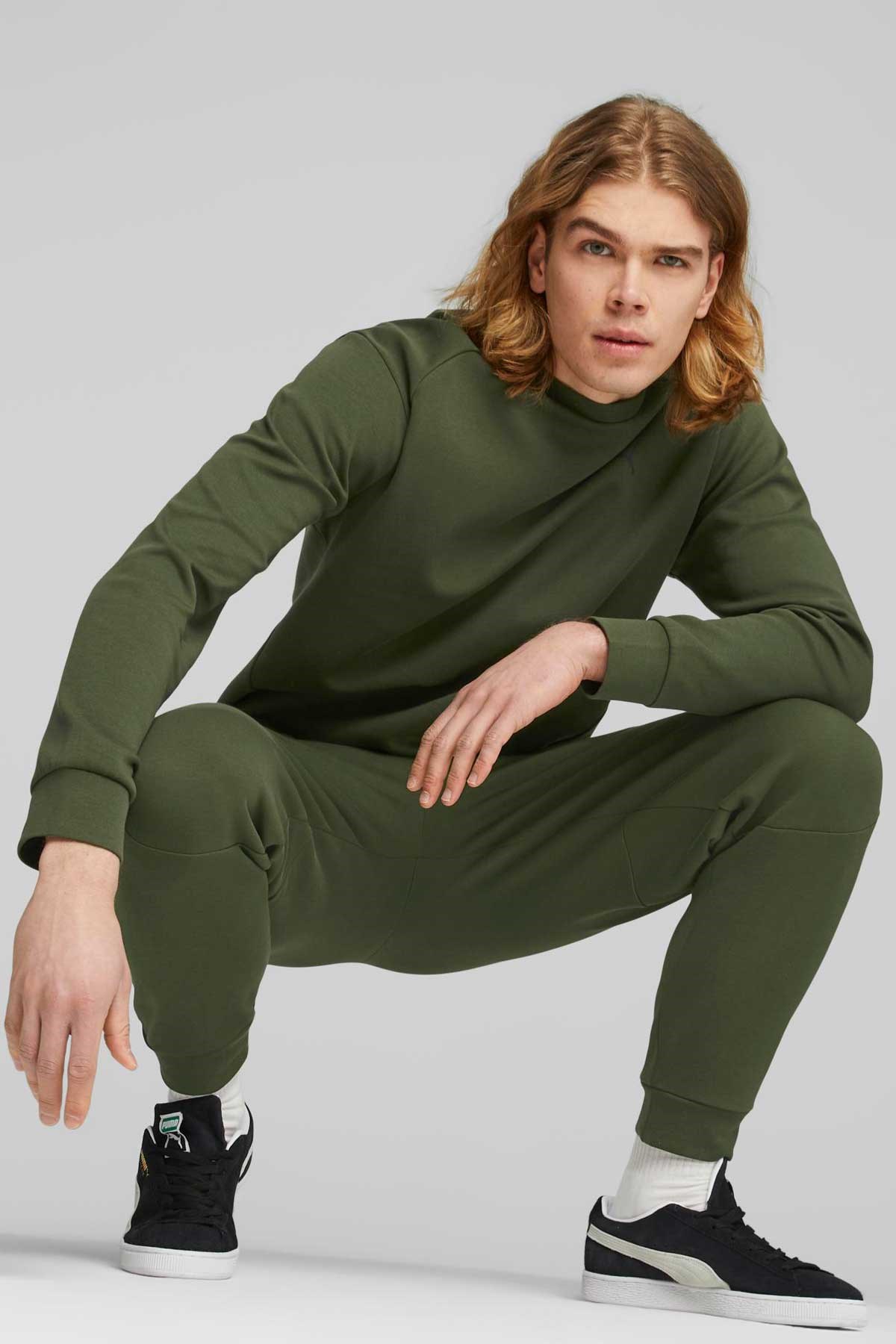 Puma Rad/Cal Erkek Sweatshirt 67588831 Yeşil