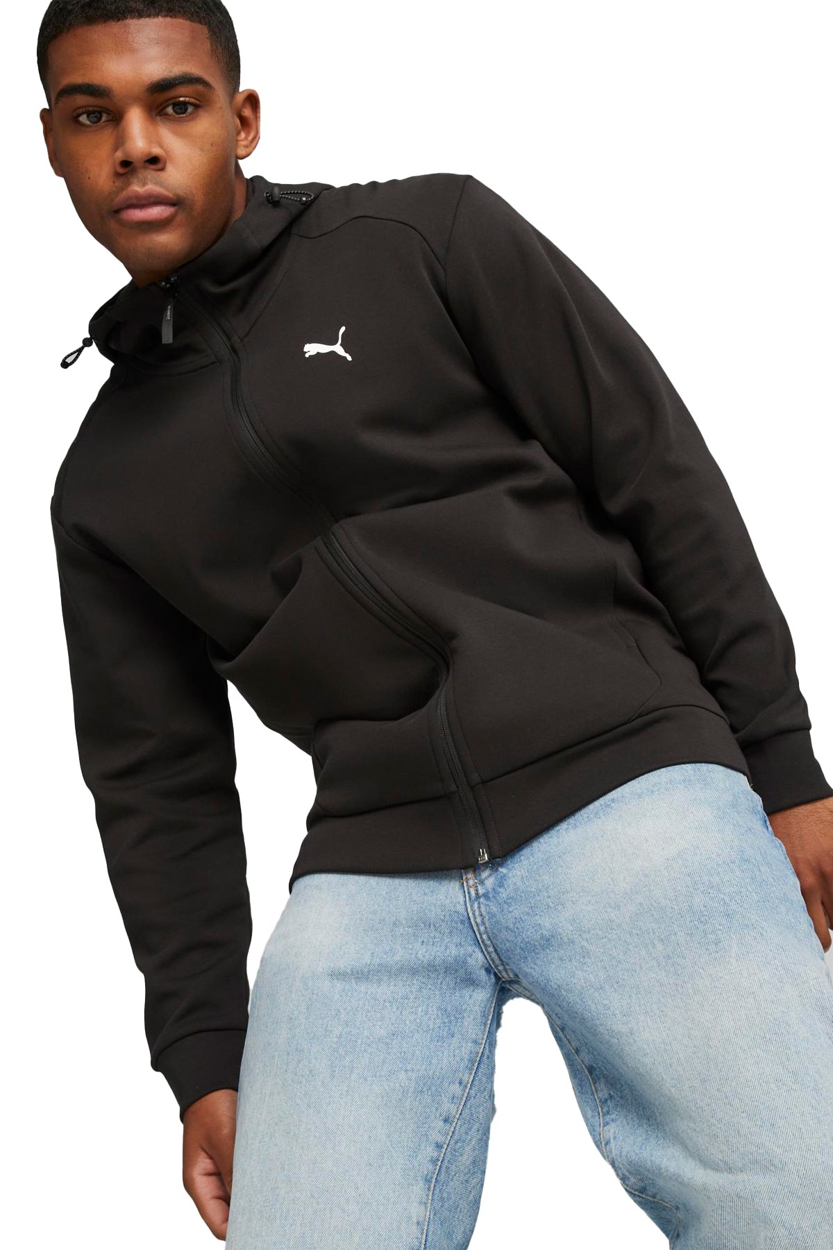 Puma Rad/Cal Full-Zip Erkek Sweatshirt 67588901 Siyah