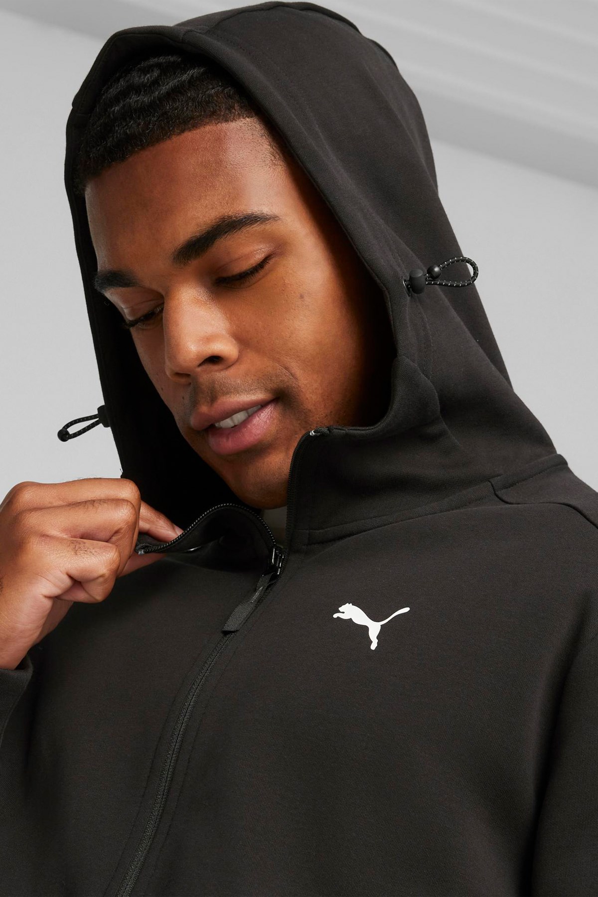 Puma Rad/Cal Full-Zip Erkek Sweatshirt 67588901 Siyah