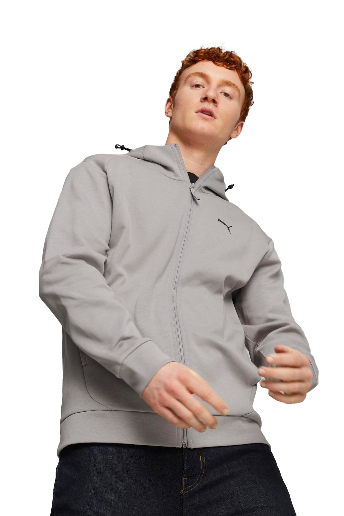 Puma Rad/Cal Full-Zip Erkek Sweatshirt 67588914 Gri