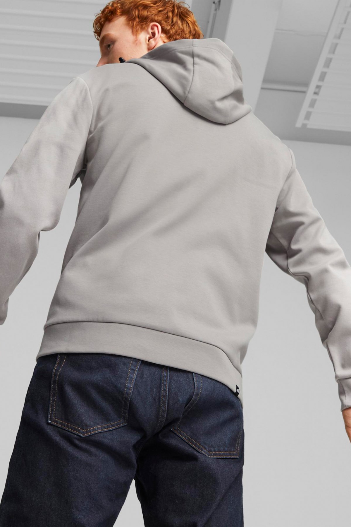 Puma Rad/Cal Full-Zip Erkek Sweatshirt 67588914 Gri