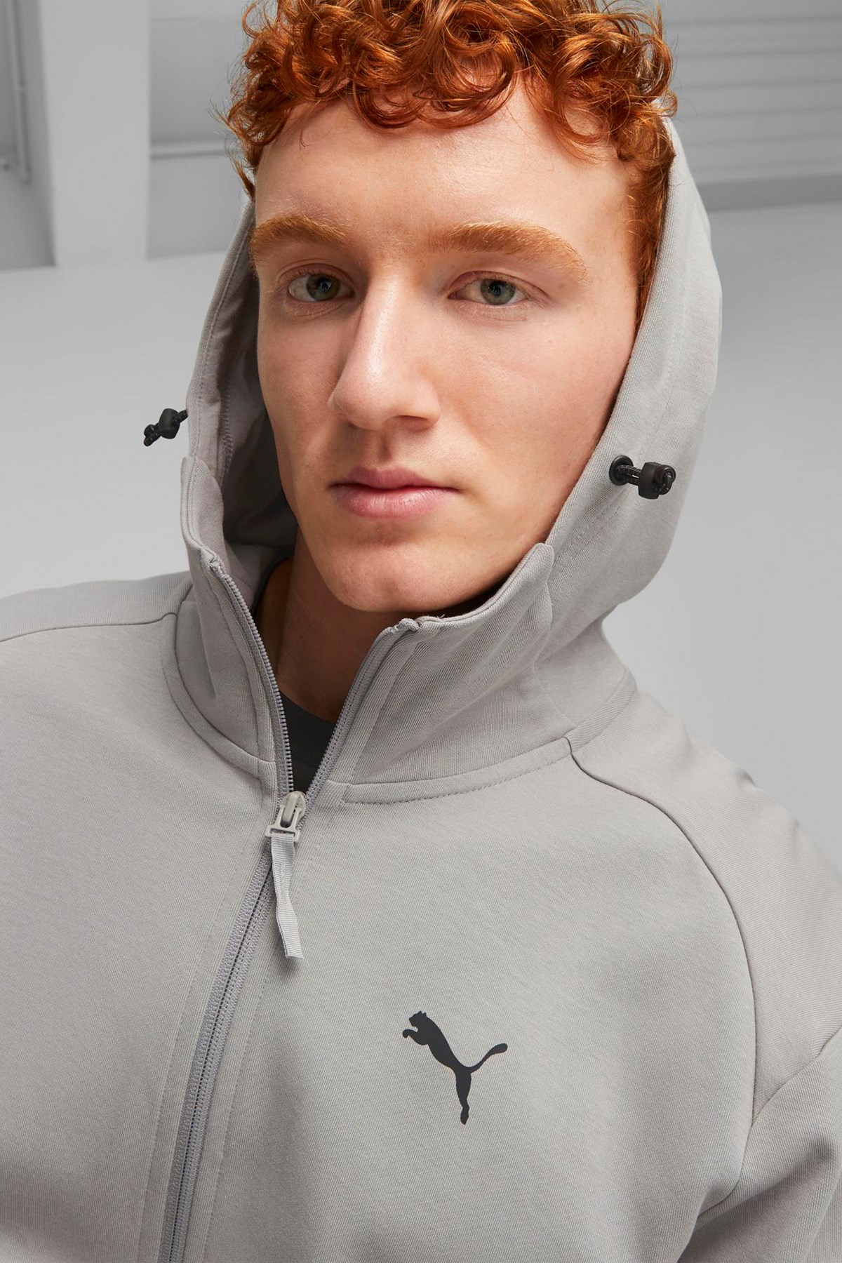 Puma Rad/Cal Full-Zip Erkek Sweatshirt 67588914 Gri