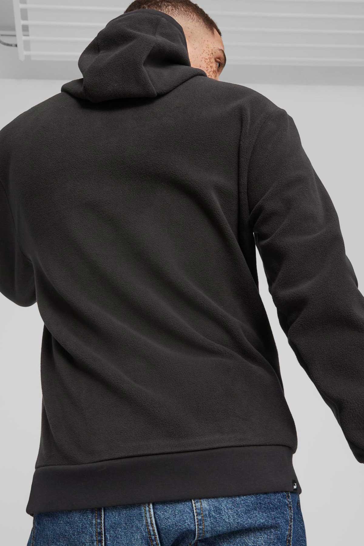 Puma Rad/Cal Polarfleece Erkek Sweatshirt 67589201 Siyah