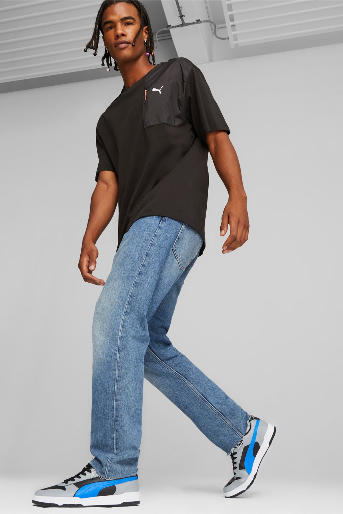 Puma Open Road Erkek Tişört 67589501 Siyah