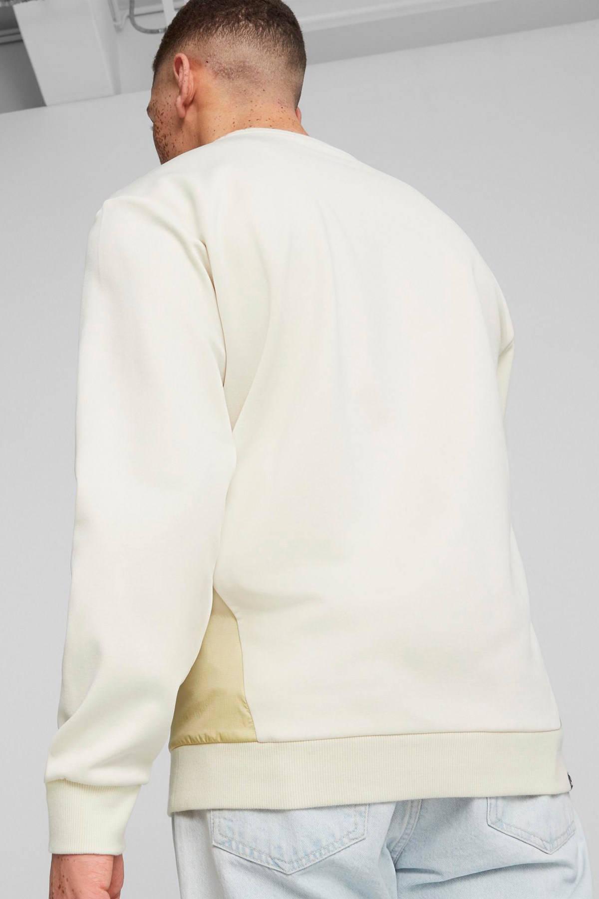 Puma Open Road Erkek Sweatshirt 67589687 Beyaz