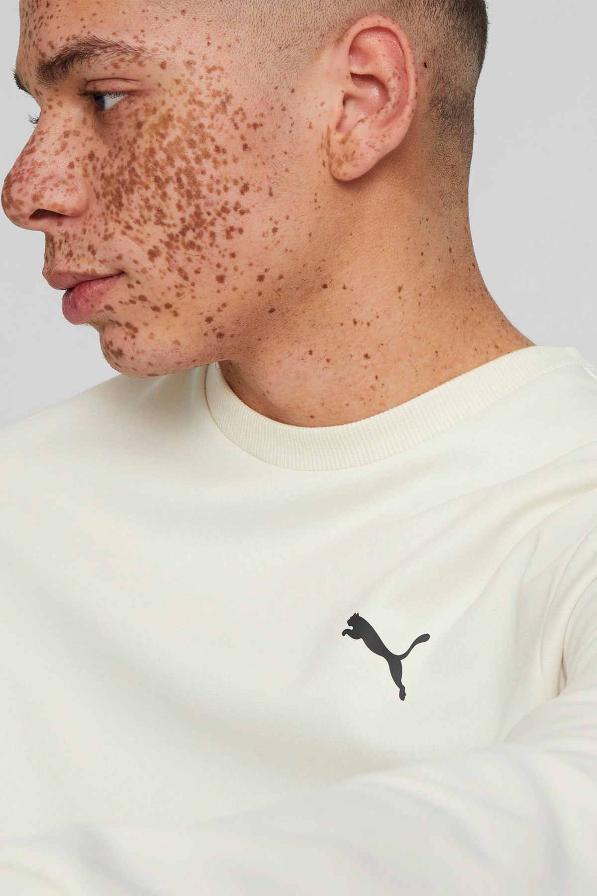 Puma Open Road Erkek Sweatshirt 67589687 Beyaz