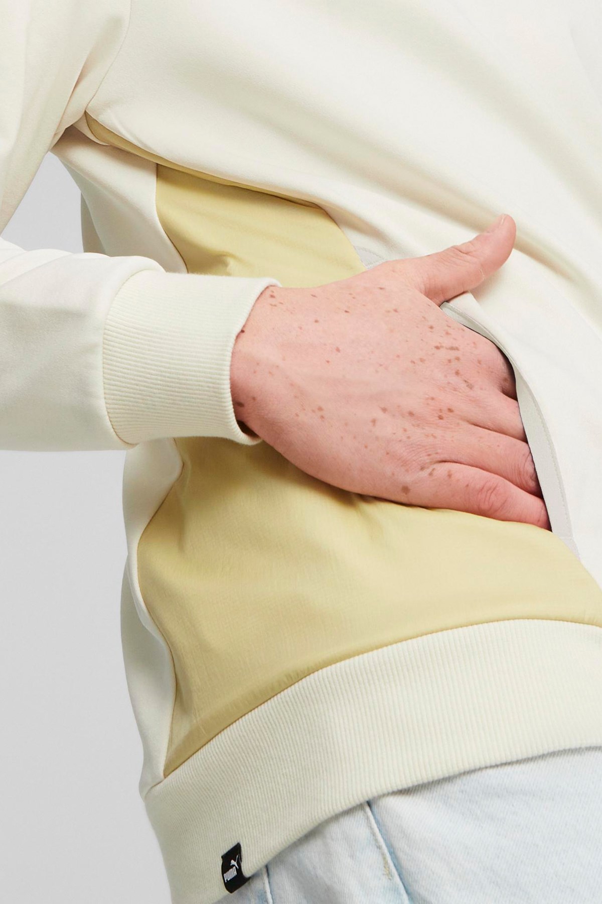 Puma Open Road Erkek Sweatshirt 67589687 Beyaz