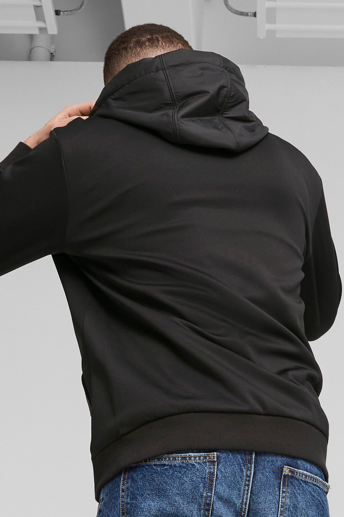Puma Open Road Full-Zip Erkek Sweatshirt 67589701 Siyah