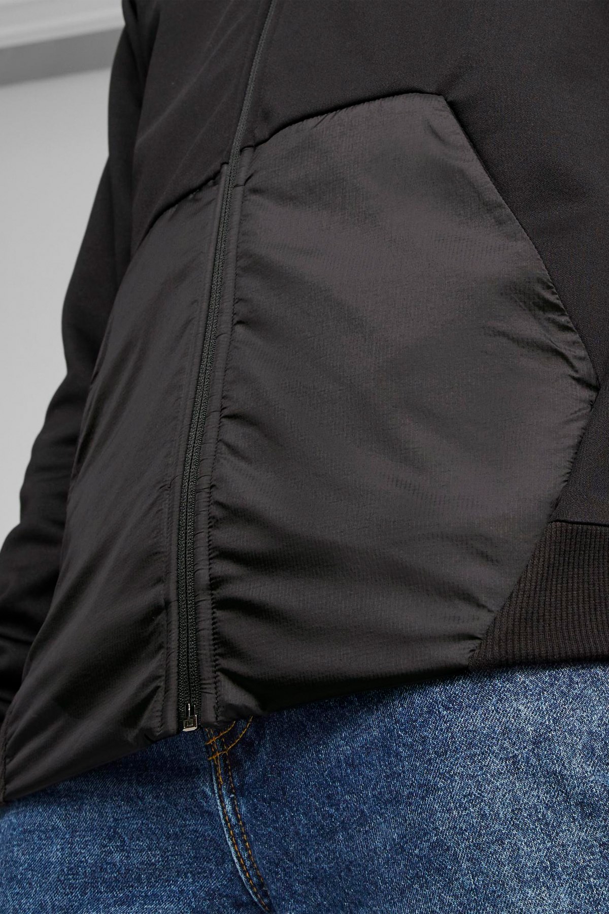 Puma Open Road Full-Zip Erkek Sweatshirt 67589701 Siyah