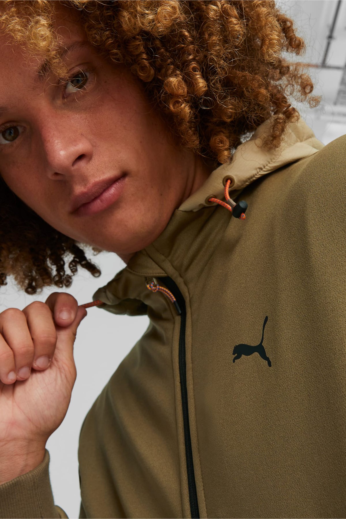 Puma Open Road Full-Zip Erkek Sweatshirt 67589793 Kahverengi