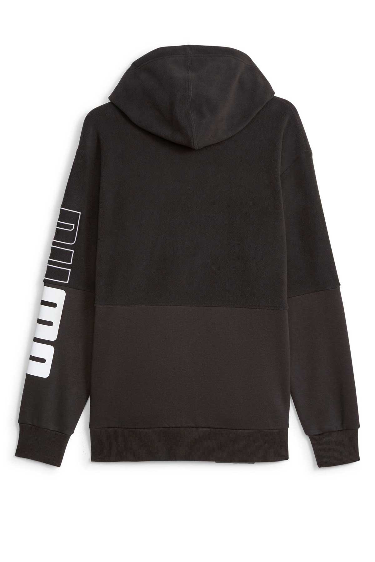 Puma Power Winterized Full-Zip Erkek Sweatshirt 67591401 Siyah