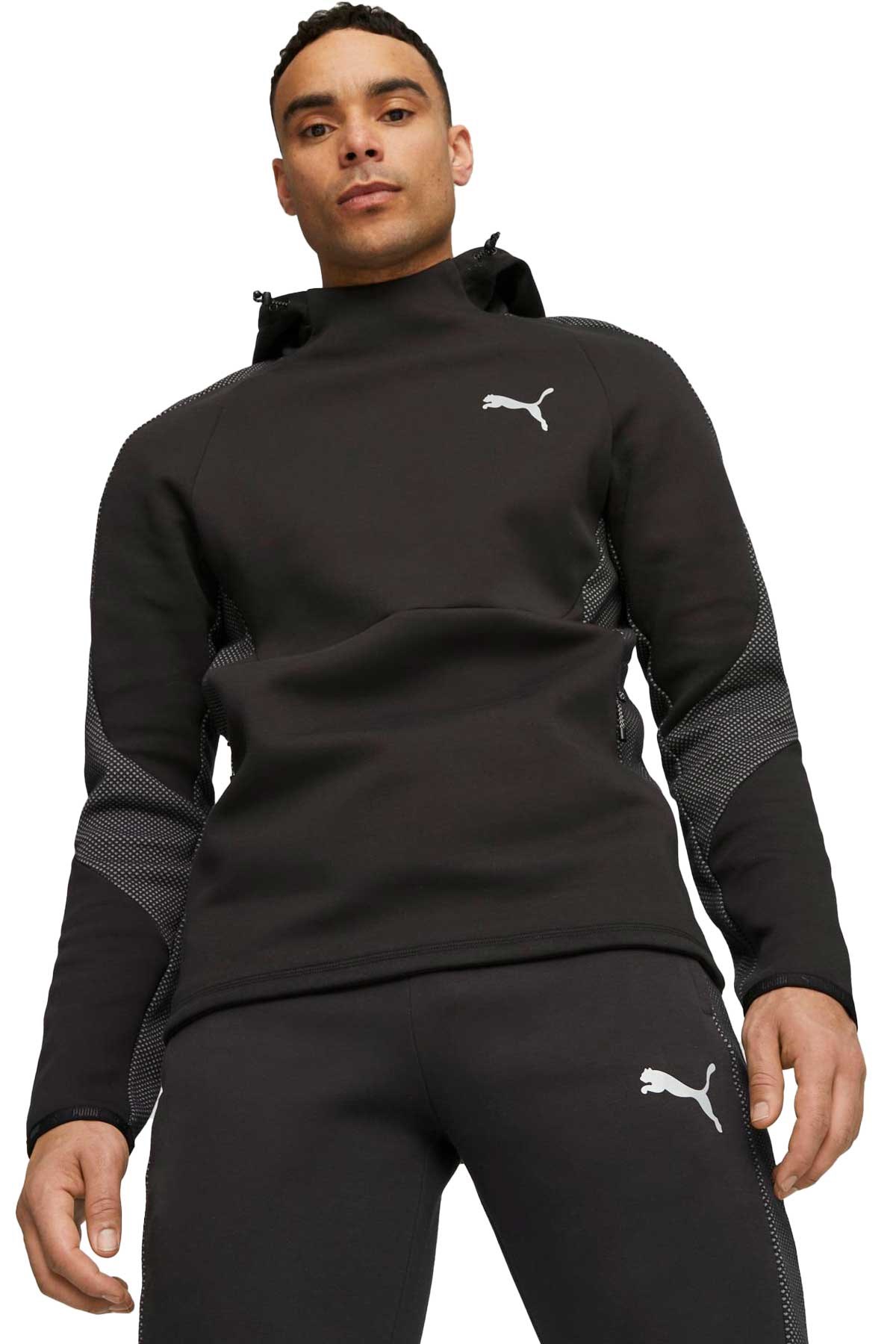 Puma Evostrıpe Erkek Sweatshirt 67592901 Siyah
