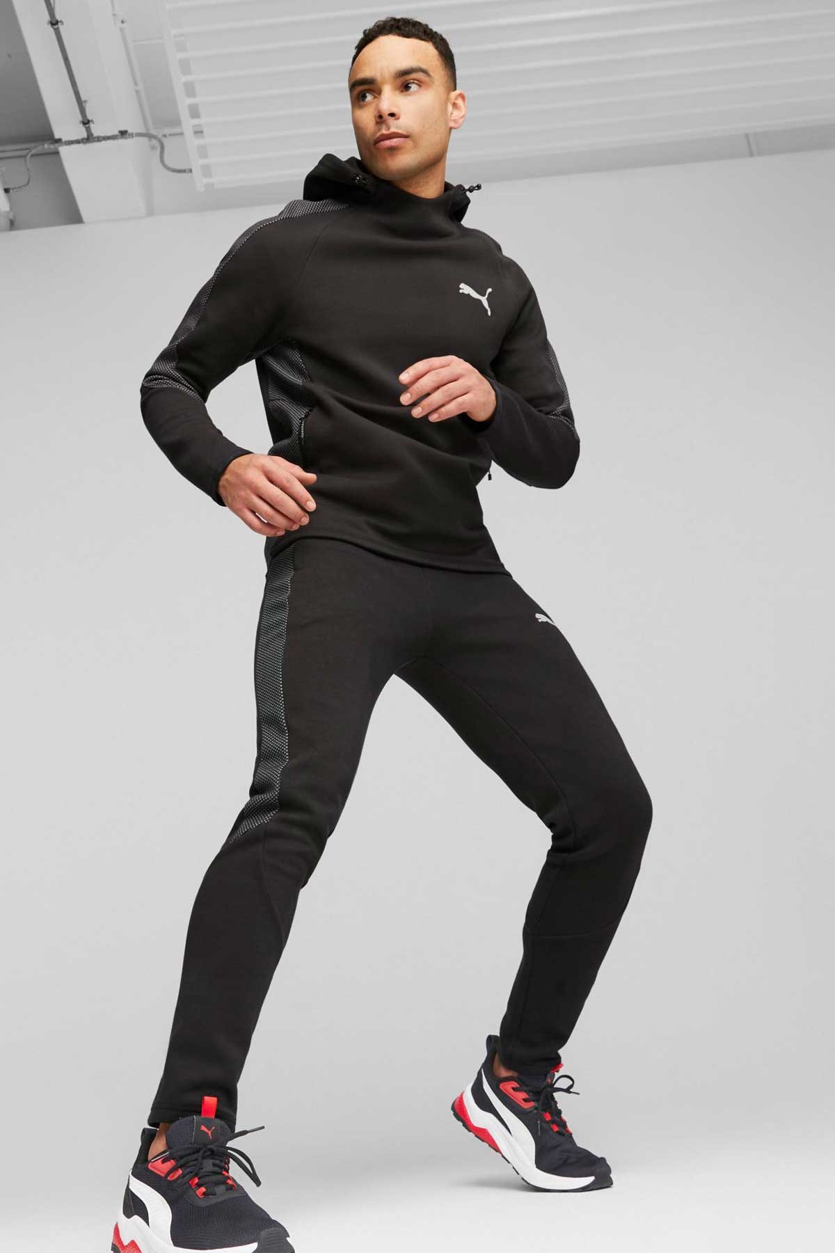 Puma Evostrıpe Erkek Sweatshirt 67592901 Siyah