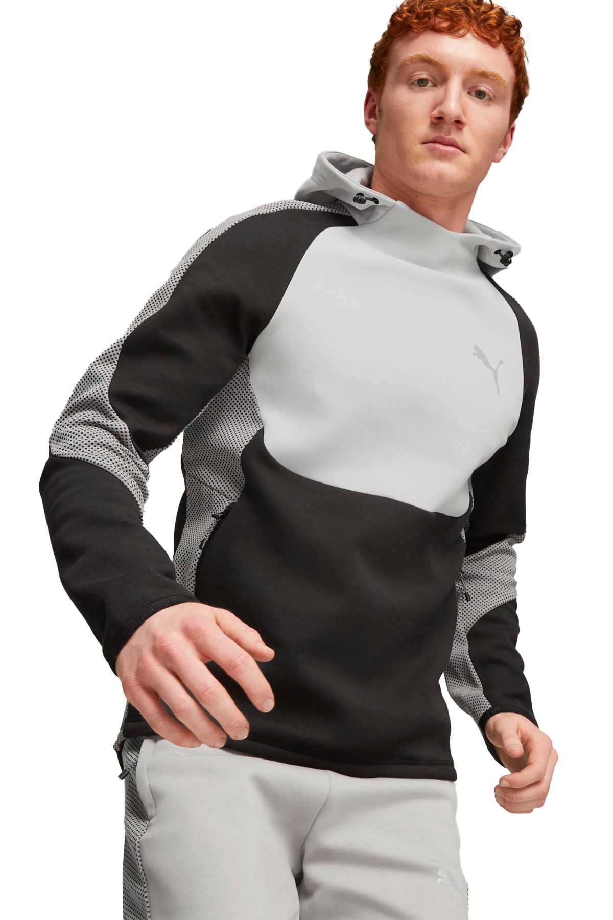 Puma Evostrıpe Erkek Sweatshirt 67592914 Gri