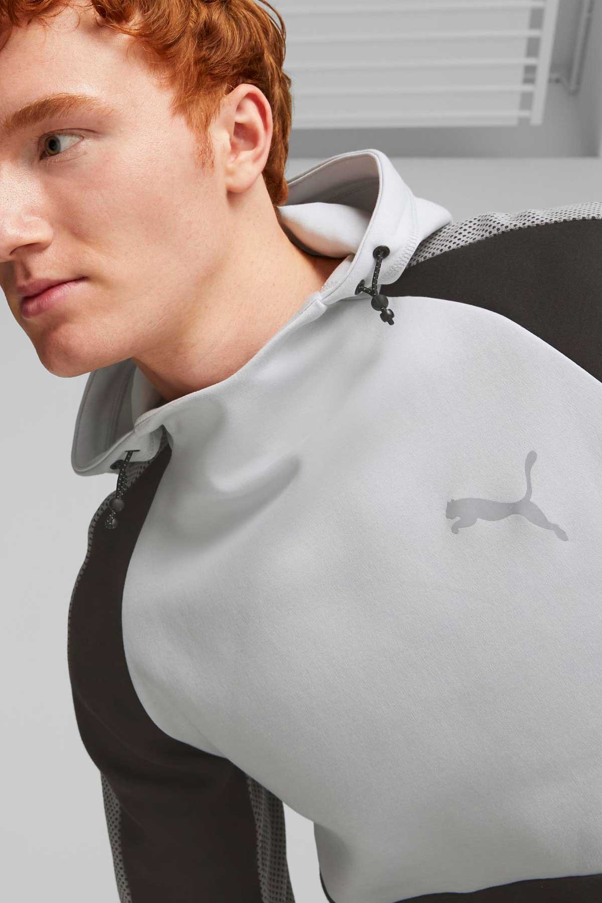 Puma Evostrıpe Erkek Sweatshirt 67592914 Gri