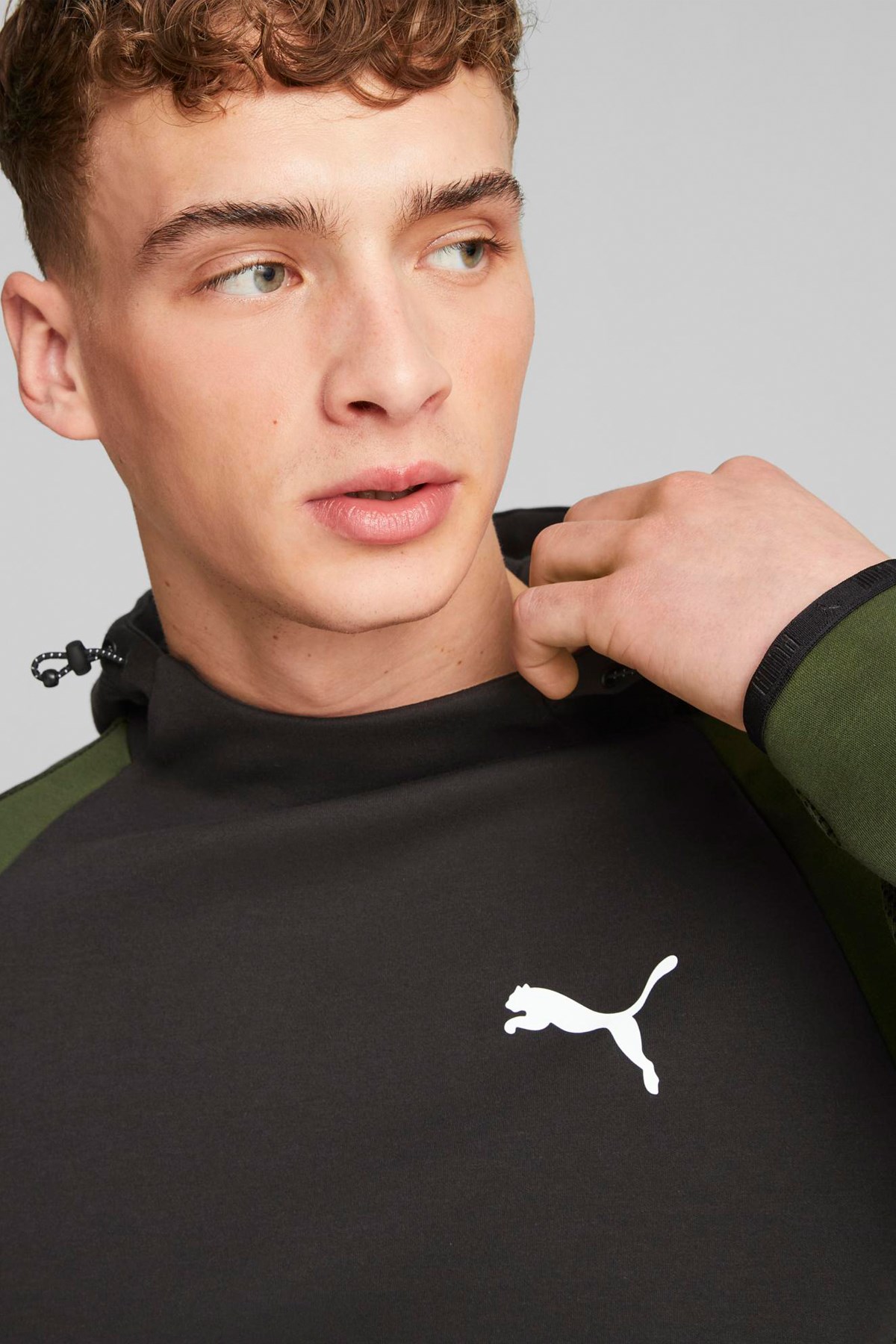 Puma Evostripe Erkek Sweatshirt 67592931 Haki