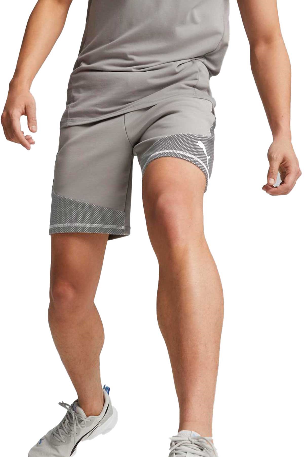 Puma Evostrıpe Shorts 8 Erkek Şort 67593114 Gri