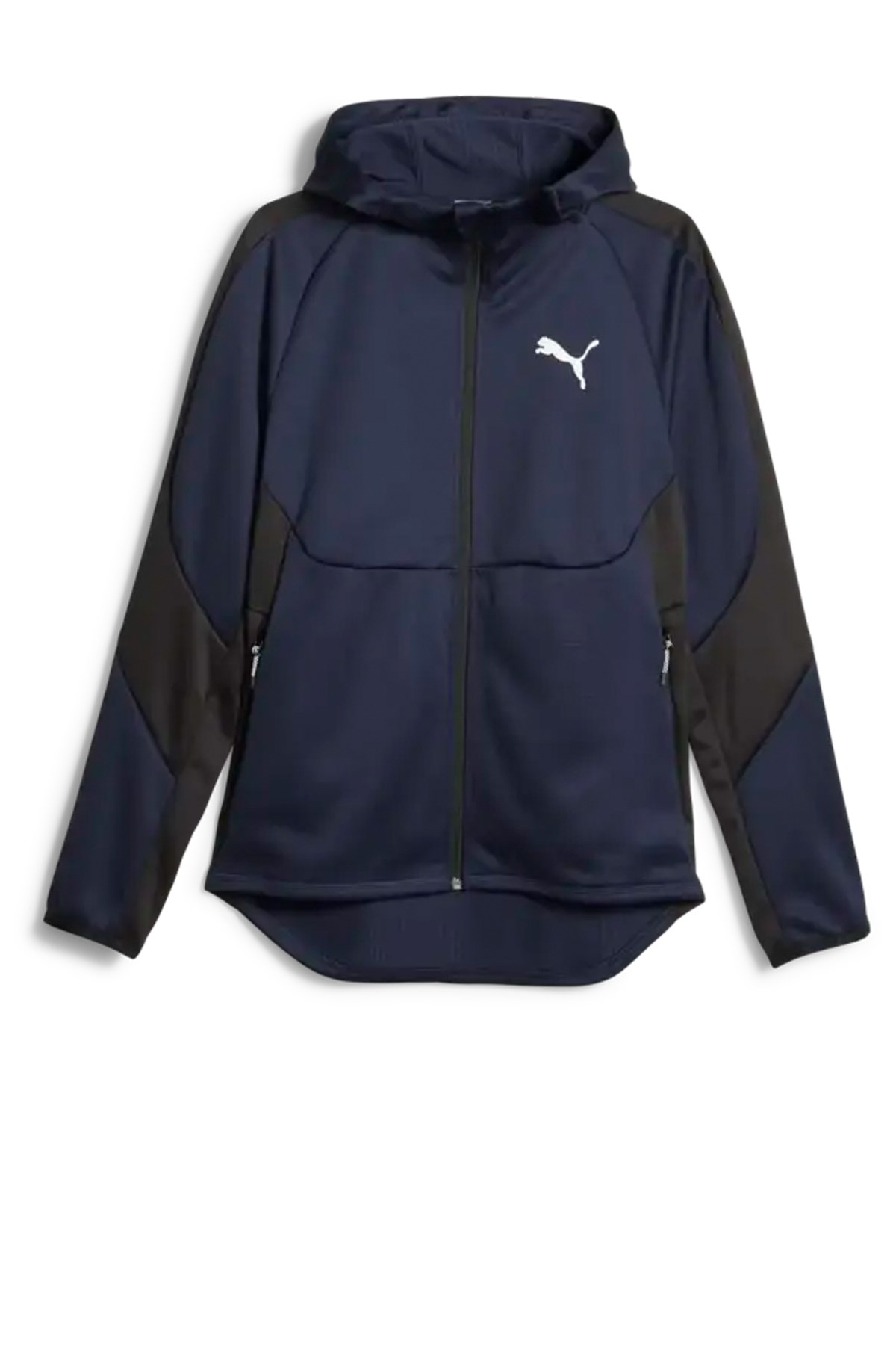 Puma Evostrıpe Warm Erkek Fermuarlı Sweat 67593406 Lacivert