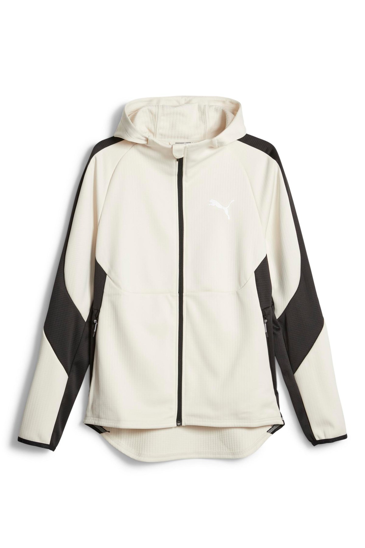 Puma Evostrıpe Warm Full-Zip Erkek Sweatshirt 67593487 Beyaz